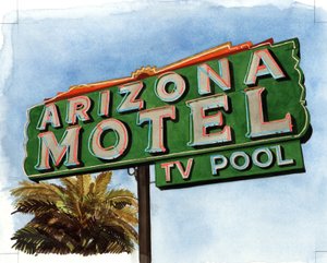 Arizona Motel osoitteessa 6th Avenue, 2004 (wc paperilla)